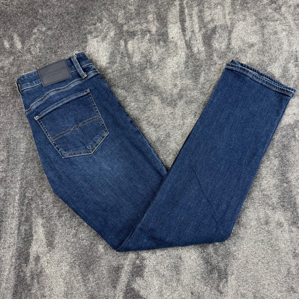 Lucky Brand Jeans Womens 6/28 Blue Sweet Straight Mid Rise Dark Wash Denim